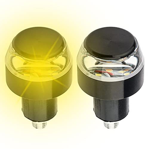 BAOK Motorrad-LED-Blinker, Motorrad-LED-Blinker, Mini-Blinker, Lenkermarkierungsleuchte, kompatibel mit Sportster