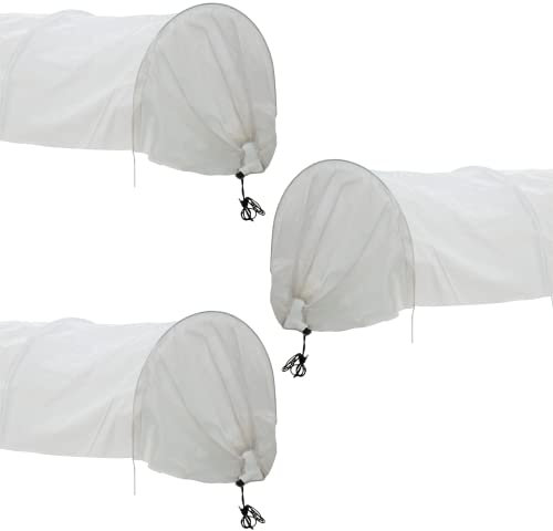 KCT 3 Pack Fleece Garden Allotment Grow Tunnel Cloche Plant Veg Protect Mesh Cover