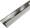 10 x Brushed Silver Chrome Metal 10mm Tile Trim