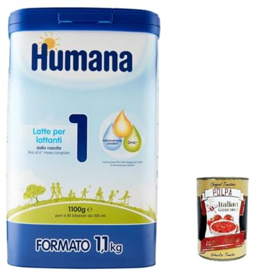 Latte 1 In Polvere, Milchpulver, 1100g + Italian Gourmet polpa 400g