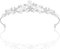 GERHUA Diadem Hochzeit, Krone Kristall Tiara Abschlussball Crown Braut Stirnband Diadem Crown für Mädchen Abschlussball Geburtstag Hochzeit Party (Silber)