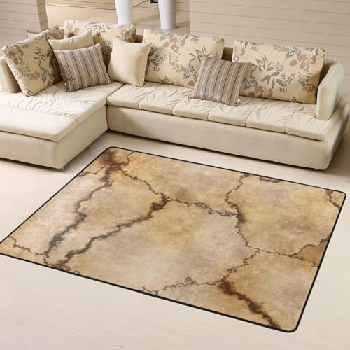 Tappeto decorativo per soggiorno, in pietra morbida, lavabile, per camera da letto, soggiorno, 160 x 122 cm