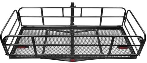 ZSGHJA Portaequipajes Portaequipaje De Carga Plegable De 400 Libras con Enganche para Receptor De 2 Canasta De Equipaje Trasera para SUV para Viajar Barras de Techo Portaequipajes