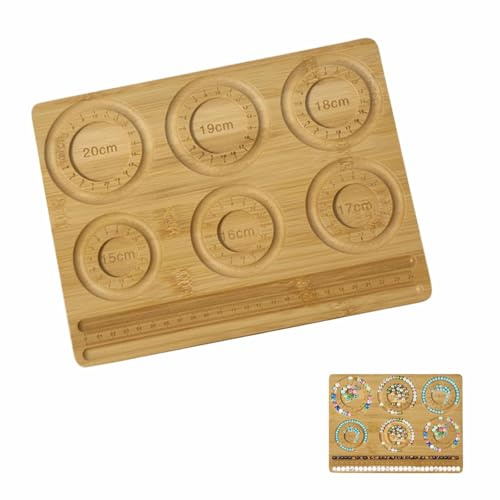 Tavola di Perle per Gioielli Vassoio di Design per Bracciale con Collana in Legno Tavola per Realizzare Braccialetti con Perline per Principianti E Professionisti