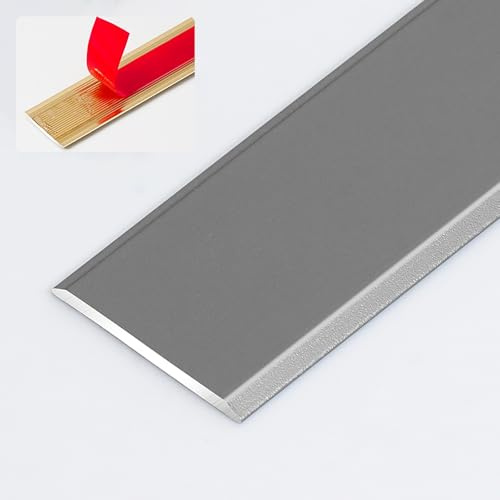 Kakelklipp, 3 x 90 cm självhäftande platt tröskelremsa, aluminiumgolvkantsremsa, laminatgolvskyddsremsor,