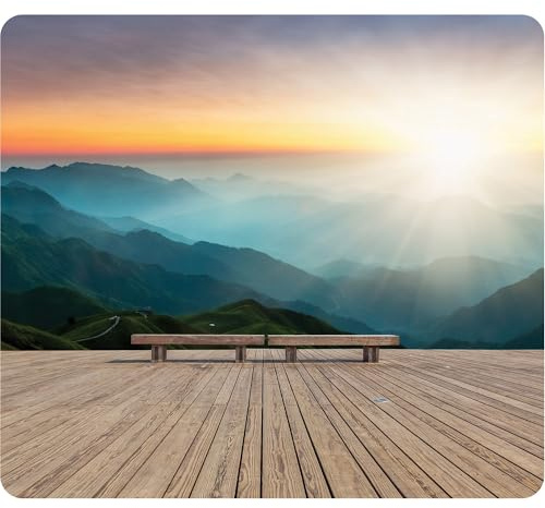 Fellowes Recycled Mouse Pad - Mountain Sunrise (FEL5916201)