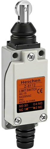 Heschen Strömbrytare Z-8/112 - sluten parallell kolvrulle nr + momentan NC 250 VAC 5A