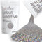 Hemway Glitter Grout Additive - Gun Metal Grey Holographic | Microfine Flakes for Adding Sparkle to Kitchen & Bathroom Tiles | Enhance Your Indoor Grouting Projects with a Sparkly Effect | 100 g
