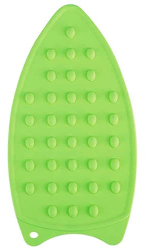 EUROXANTY Piastra di protezione per il ferro | Resistente al calore | Protezione antiscivolo | Colore verde accattivante per vedere dove si posiziona il ferro | 26 x 15 cm |