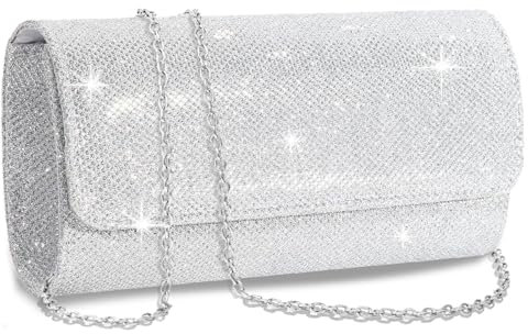 Kettentasche Damen Clutch Bag Abendtasche Handtasche Hochzeit Tasche Abendtasche Umhängetasche Mädchen Crossbody Schultertasche Elegante