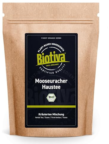 Tè della casa dell dall'Alta Baviera bio Mooseuracher 200g | Imbottigliata e controllata in Germania | Biotiva