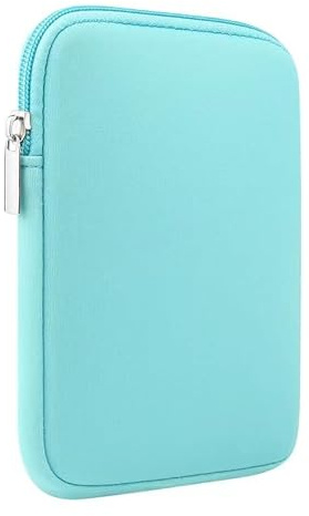 6 Inch Neoprene Sleeve Case Pouch Bag E-Reader Protect Cover for Kindle 2022, Kindle 2019, Kindle Kids, Kindle Paperwhite E-Reader (Previous Generation – 2015 Release), for Kobo Nia, Clara 2E (Green)