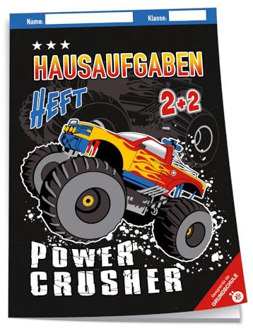 Trötsch Hausaufgabenheft Grundschule Power: Schulplaner Hausaufgabenheft Timer Terminkalender