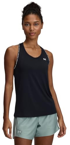 Under Armour Women's Tech Play Up Tank-Top Black/White XL XL