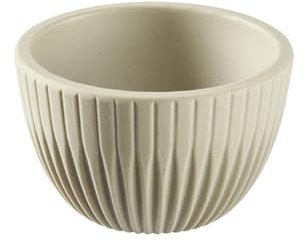 APS 85337 - Set di 6 ciotole Lineo, Ø 6 cm, altezza: 3,5 cm, 30 ml, melamina, grigio