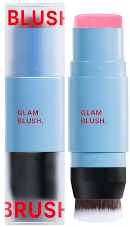 Protoence Barra De Rubor Para Mejillas,Barra Multiusos De Sombra De Ojos Y Rubor En Crema - Maquillaje Hidratante De Larga Duración Con Diseño Doble Punta Para Oficina Y Viajes