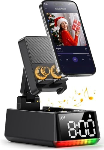 BBL Soporte para Móvil con Altavoz Bluetooth de Inducción