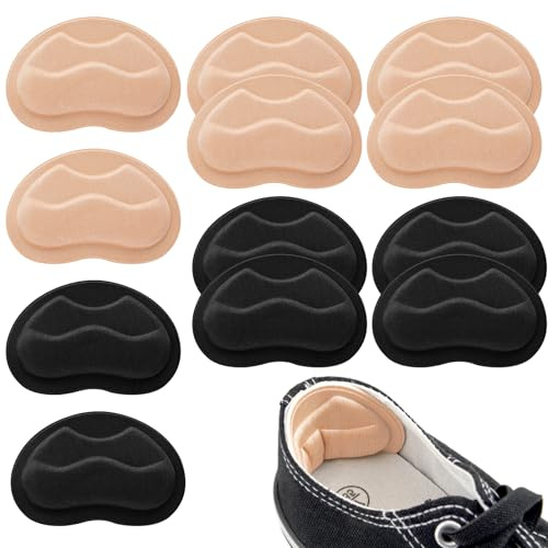6 Paires Coussinet Talon Chaussure, Coussinets pour Chaussures Sont Trop Grands, Autocollant Protege Talon Chaussure Cousinette Chaussures Contre les Frottements pour Hommes Femmes