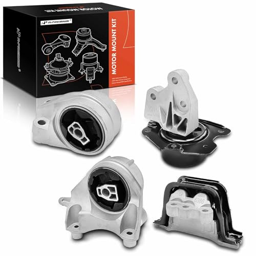 A-Premium 4PCS Engine Motor Mount Transmission Mount Set Compatible with Chevrolet Equinox 2010-2017, Captiva Sport 2012-2015 & GMC Terrain 2010-2017 - L4 2.4L Naturally Aspirated - Replace# 22774206
