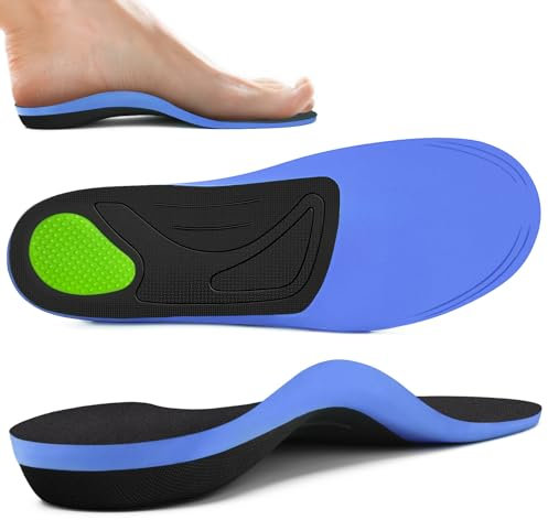 Orthotic Insole,Arch Support for Insole,Plantar Fasciitis Insole,Trimable Size,for Over Pronation,Metatarsalgia,Flat Feet,Heel Pain, Insoles for Men and Women (S (UK W'S5.5-6.5,EU W'S38-40))