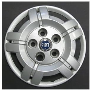Kit mit 4 anpassbaren Radkappen – für FIAT DUCATO Modell 2009 (BLAUES Logo) – Durchmesser 16 Zoll – Nicht original