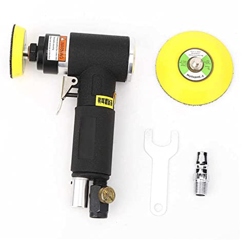 Polisseuse, Polisseuse de tampon de puissance AT-1500-2, outils de meulage excentriques de machine de polissage de ponceuse angulaire pneumatique 90 degrés