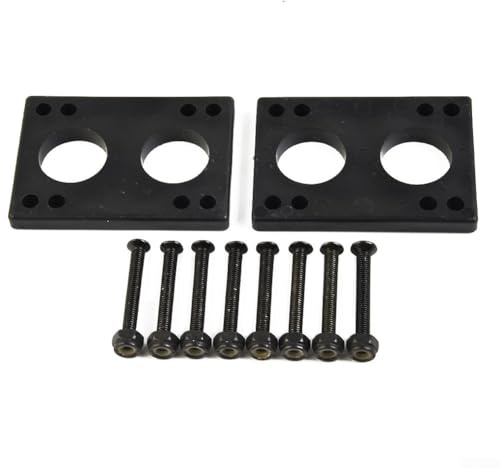 Pour skateboard Longboard Riser Pads + boulons Paquet 10 mm Joint en caoutchouc, pratique à utiliser