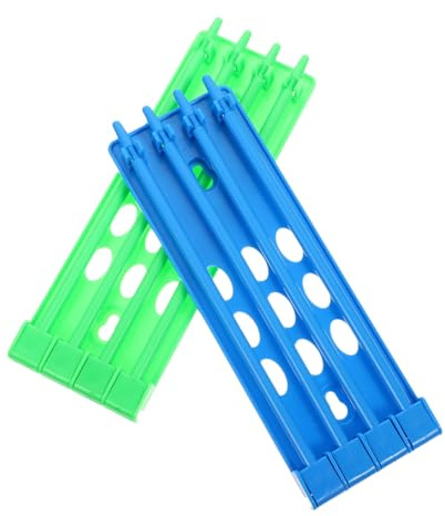Mikikit 2pièces Support pour Anneaux de Pigeon Voyageur Râtelier pour Bagues de Poules Organisateur de Bagues pour Volailles Fournitures pour Pigeons