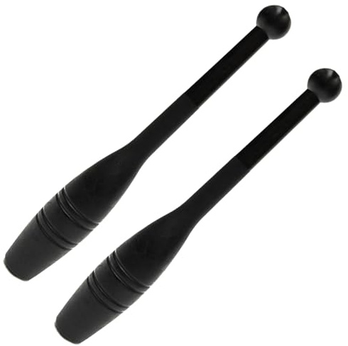 Macebell|Indian Clubs, Macebell en plastique robuste de 0, 9 kg, barre d'entraînement lestée réutilisable de 16, 1 x 1, 6 pour la rééducation la force, améliore l'adhérence pour l'entraînement comple