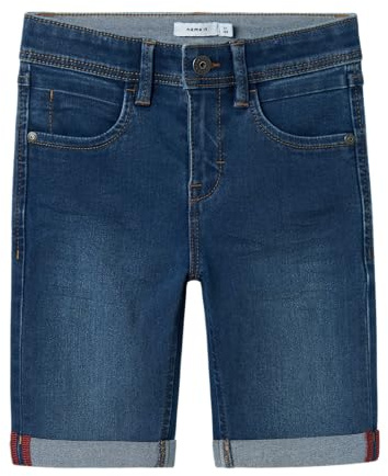 Name IT NOS Garçon Nkmsofus Dnmtax 2012 Long Shorts Noos Short Not Applicable, Bleu (Medium Blue Denim Medium Blue Denim), 164