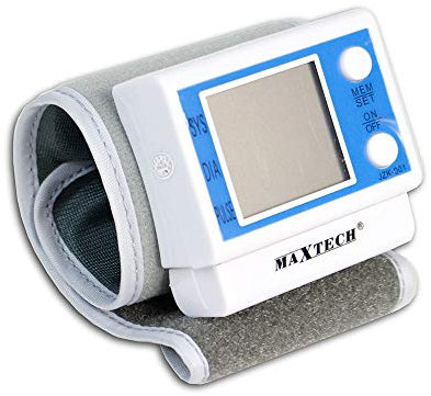 Vetrineinrete® Sfigmomanometro digitale da polso misuratore di pressione lcd con tasto memorizza SFG-E02 A5