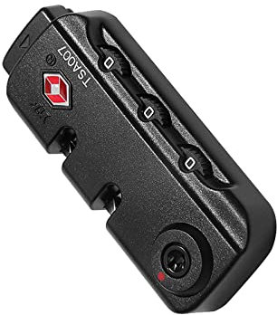 Kofferschlösser, Tsa Kofferschloss Tsa Schloss Zollschloss, TSA007 zugelassen, mit Reißverschluss, festes Schloss, 3-stelliges Gepäckschloss für Werkzeugkasten, Aufbewahrungstasche, Reisen, Business