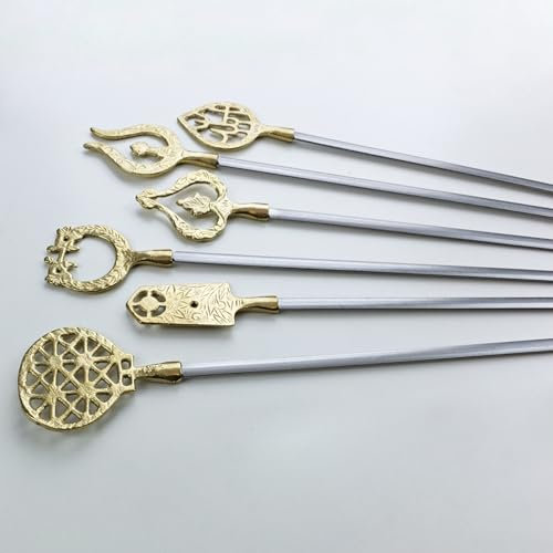 10 x Pack Turkish Kebab Shish Archway 46 cm Chicken Lamb Skewer Shish for Kebab Shop