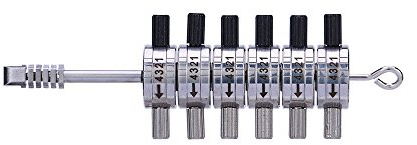 QiDAi Car Pick and Decoder Tool 6Pin Tibbie Lock Picking,Professional Auto Locksmith Tool Open Auto Kit (A Set)