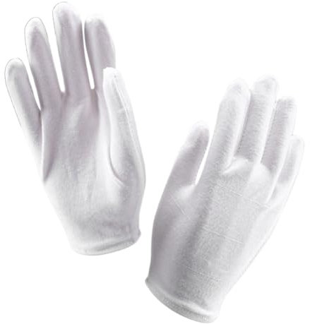 WOONEKY 12 Stk Industriehandschuhe gardening gloves work gloves arbeitshandschuhen baumwoll handschuh Schutzhandschuhe Baumwolle weiße Handschuhe Sicherheitshandschuhe Baumwoll-Handschuhe