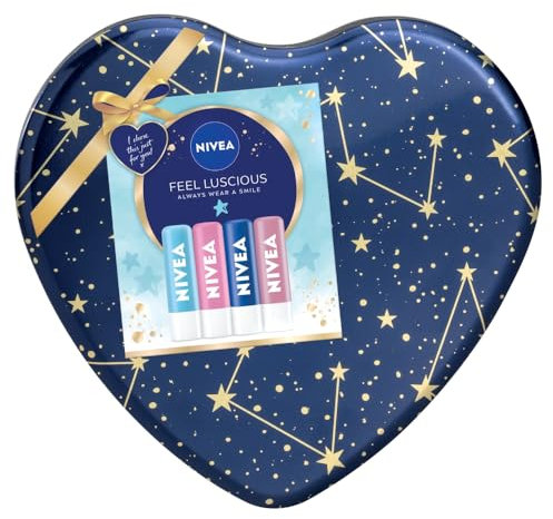 NIVEA Lip Perfect 4 PCS TIN