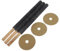 PartyKindom 3 Pezzi Torcia da Legno con per Esterni Resistente Facile da Trasportare e Utilizzare Illuminazione per e