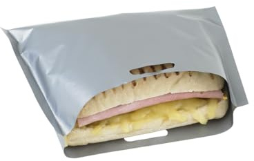 Non-Stickware Essential Toastie Bags, Non Stick & Reusable, for Toaster, Grill & Oven. For Sandwiches, Panini & Grilled Cheese. BPA & Gluten Free, Easy Clean, 2/4pcs, 16x20cm / 20x25cm (4, 200x250)
