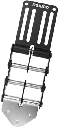 Fenteer Boucle de Ceinture à Outils Clip de Transport Fermoir pour Sacoche Attache de Longe Installation Facile sur Sac à Outils Convient pour Les Bricoleurs, Noir