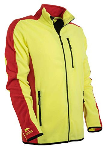 FORSBERG Fleecejacke Bjarkir, Farbe:gelb/rot, Größe:M