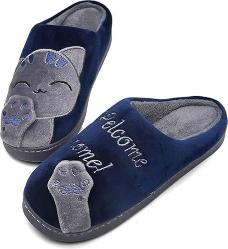 Mishansha Pantofole Donna Uomo Inverno Antiscivolo Caldo Comode Ciabatte da Casa Taglia 36-46 EU