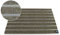 EMCO Eingangsmatte DIPLOMAT Large Rips sand 12mm Fußmatte Schmutzfangmatte Fußabtreter Antirutschmatte, Größe:590 x 390 mm