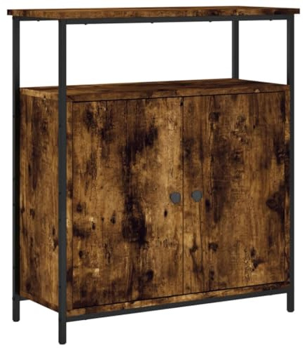 vidaXL Skänk brun ek 70x30x80 cm konstruerat trä