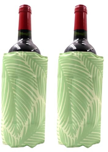 Kühlmanschette Wein, Flaschenkühler Manschette, Weinflaschenkühler, Weinkühler-Paket Eisbeutel – Gefrierschrankhülle, Wodka, Tequila, Kühler, Träger
