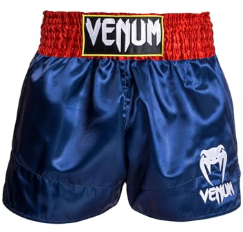 Venum Classic Thai-Boxshorts - Blau/Rot/Weiß - XS