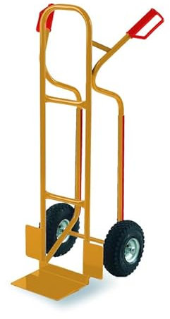 Svelt Carrello Professionale Portapacchi e Portasedie in Acciaio con Ruote Antiforatura Ø260 mm – Portata 250 Kg