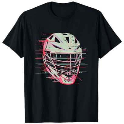 Lacrosse Helm Grafik T-Shirt