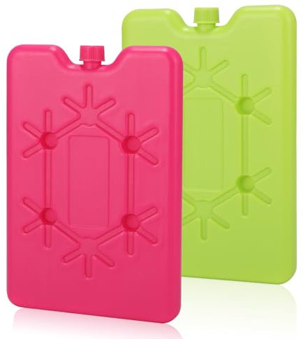 DIELOVEHUA 4 Stück 200ml Kühlakkus für Kühltasche, Kühlakkus für Lunch, Wiederverwendbare Kühlakku, Kühlakkus für Kühlbox, für Outdoor, um Lebensmittel Frisch zu Halten