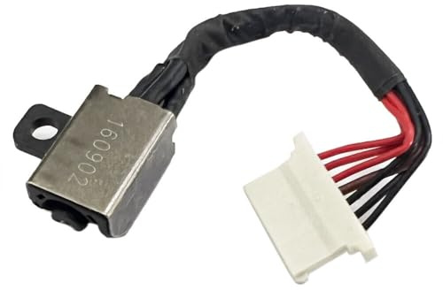 HSSDTECH DC-Stromanschluss-Ladeanschluss Ersatzteil für Dell OEM Vostro 5471, Inspiron 5370, V8CT9 0TV8K5 DC Jack DC in Power Jack Charging Port Connector
