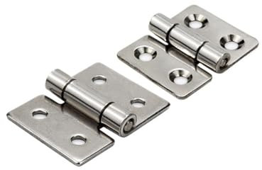 Charnière perforée en acier inoxydable CL253-4A for boîte de distribution, armoire réseau, charnière de porte, quincaillerie(Vibrational light-10)